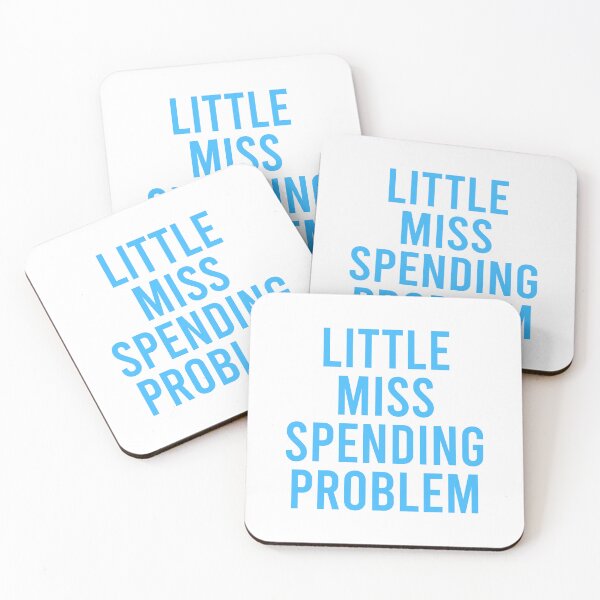 Item preview, Little Miss Spending Problem - Blue designed and sold by Jillian Henriques.