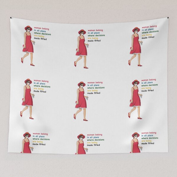 Item preview, Women Belong In All Place Where Decisions Are Being Made Fitted. Womens equality designed and sold by Valeree Store.