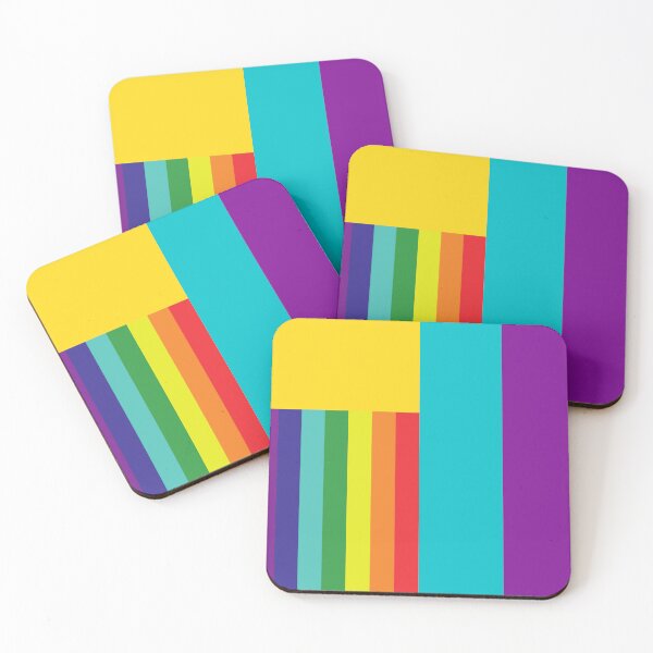 Item preview, All Things Colourful | Rainbow | Assymetrical Pattern | Kids Pattern designed and sold by Denefie.