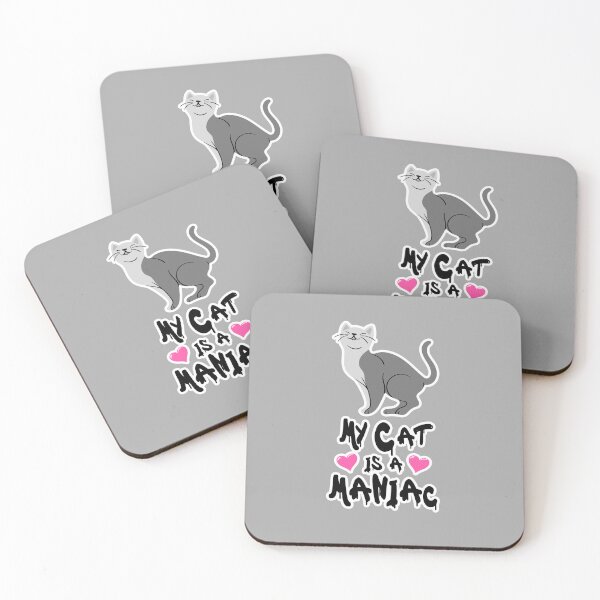 Item preview, My Cat is a Maniac designed and sold by PodiShawna.