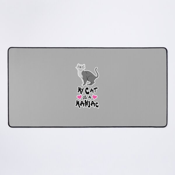 Item preview, My Cat is a Maniac designed and sold by PodiShawna.