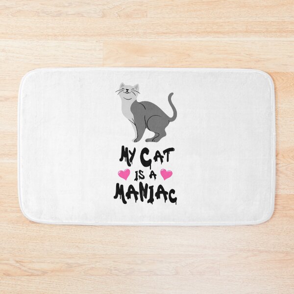Item preview, My Cat is a Maniac designed and sold by PodiShawna.