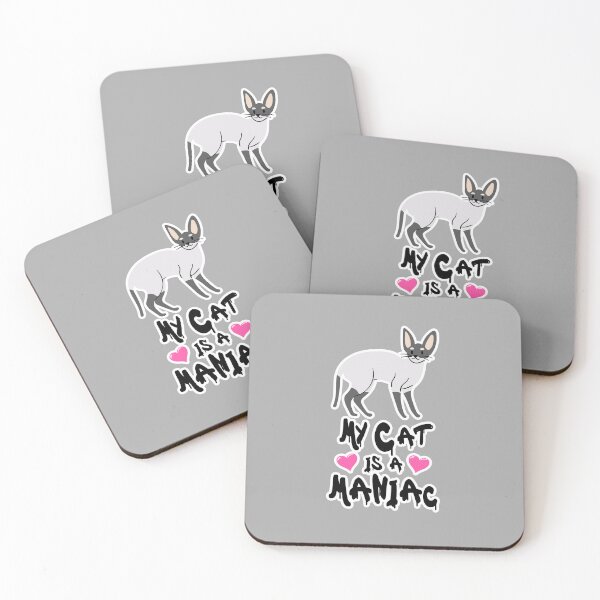 Item preview, My Cat is a Maniac Mania designed and sold by PodiShawna.
