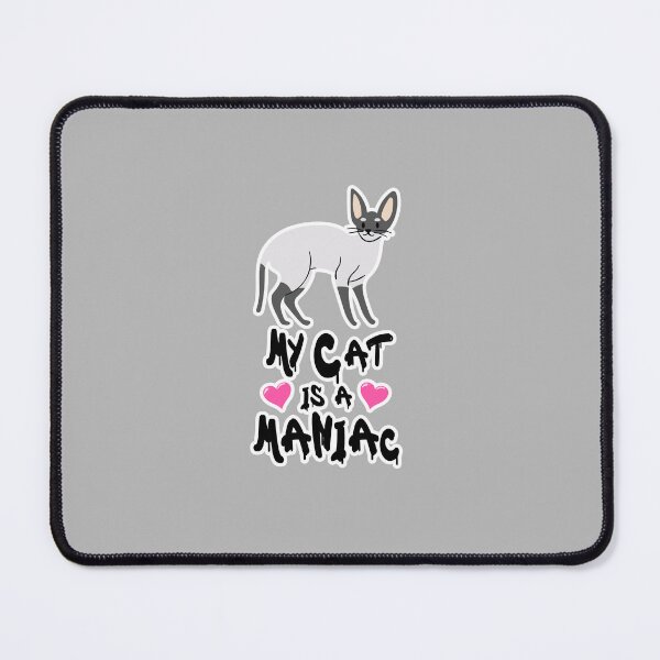 Item preview, My Cat is a Maniac Mania designed and sold by PodiShawna.