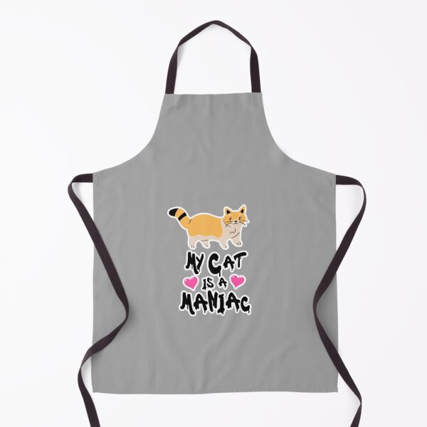 Item preview, My Cat is a Maniac Cat Lover designed and sold by PodiShawna.