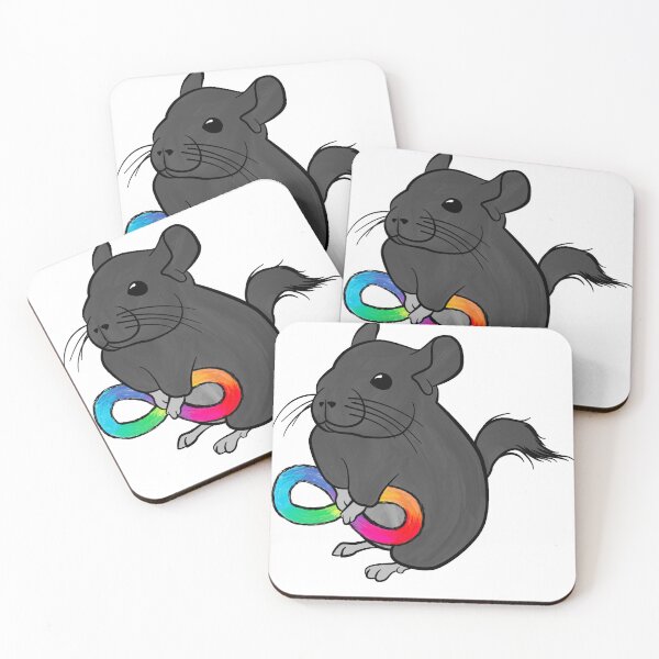 Item preview, nuerodivergent chinchilla designed and sold by OberArt.
