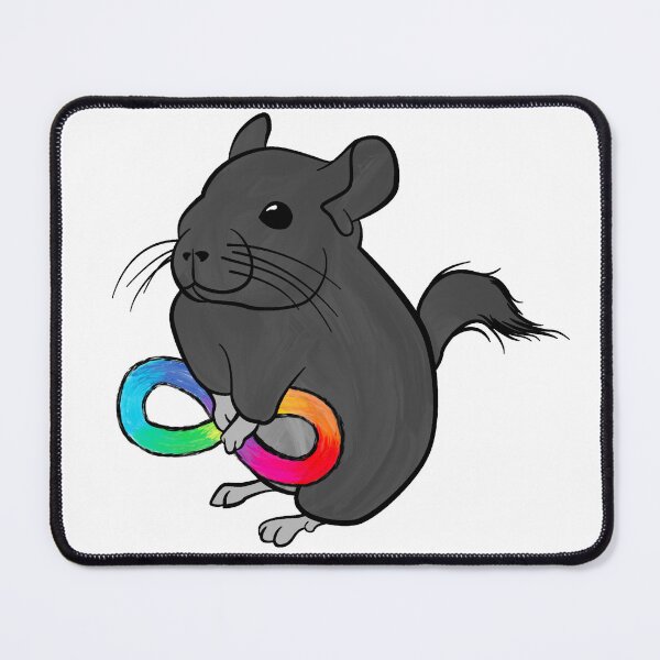 Item preview, nuerodivergent chinchilla designed and sold by OberArt.