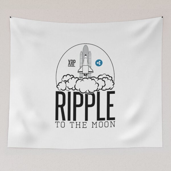 Item preview, Ripple To The Moon  Rocket Graphic Ripple XRP27 designed and sold by VanMao.