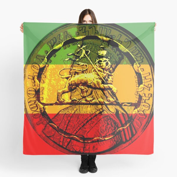 Rasta Lion of Judah Scarf
