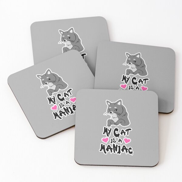 Item preview, My Cat is a Maniac Cats Love designed and sold by PodiShawna.