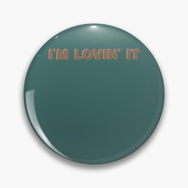 Item preview, im lovin it text quote sticker trendy brown designed and sold by DevinKshlerin.