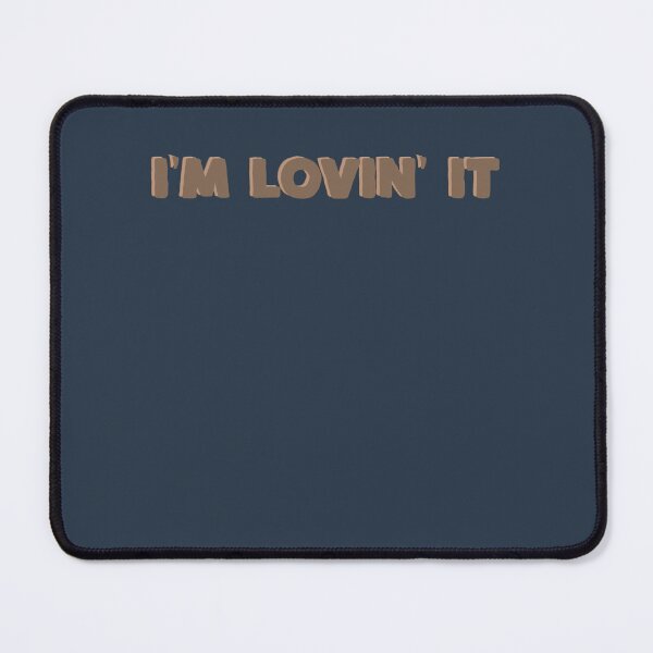 Item preview, im lovin it text quote sticker trendy brown designed and sold by DevinKshlerin.