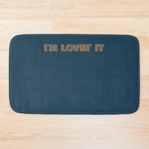 Item preview, im lovin it text quote sticker trendy brown designed and sold by DevinKshlerin.