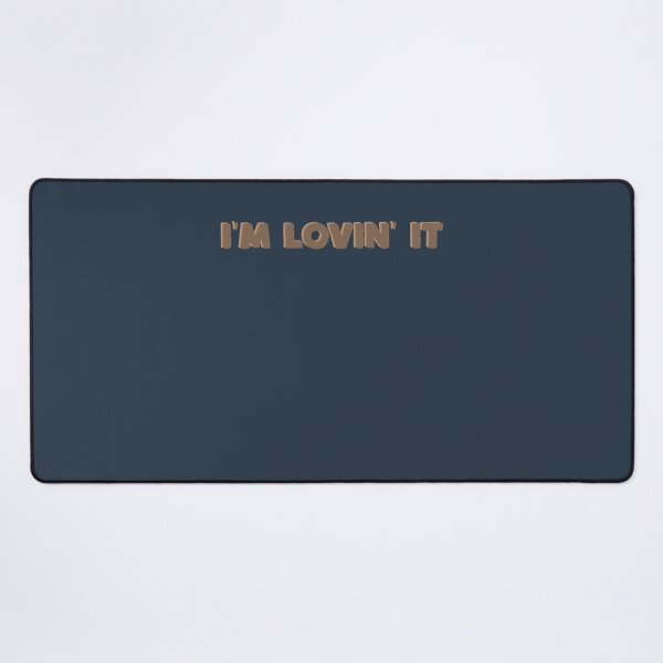 Item preview, im lovin it text quote sticker trendy brown designed and sold by DevinKshlerin.