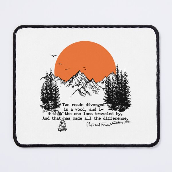 Item preview, Robert Frost  Road Less Travelled34 designed and sold by VanMao.