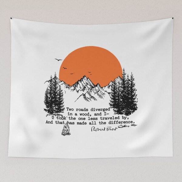 Item preview, Robert Frost  Road Less Travelled34 designed and sold by VanMao.