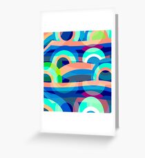 Marine abstraction Greeting Card