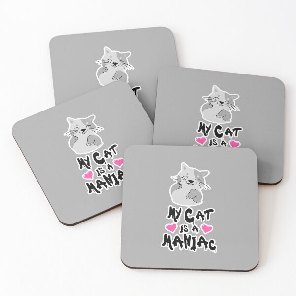 Item preview, My Cat is a Maniac Cat Mania Lover designed and sold by PodiShawna.