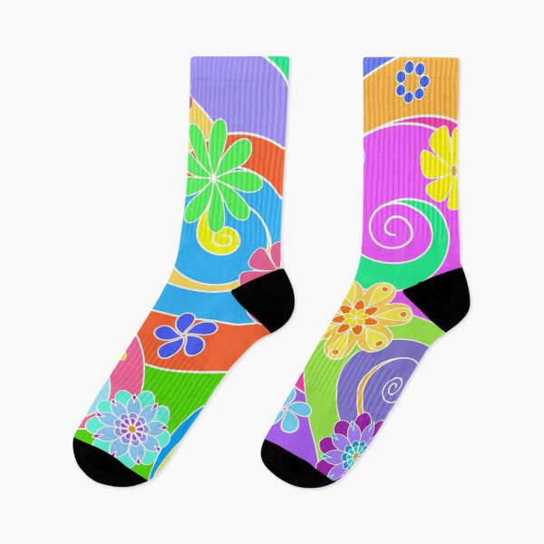 Item preview, Funky Flower Power and Colorful Swirls  designed and sold by Alondra.
