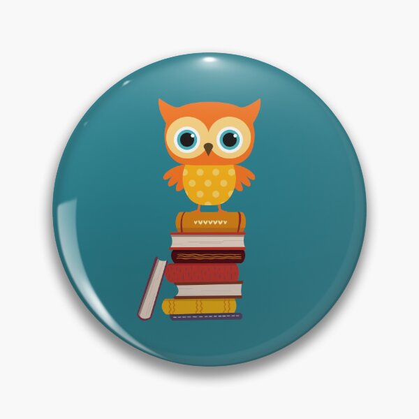 Item preview, Orange Owl Book Stack designed and sold by tmdaliggr.