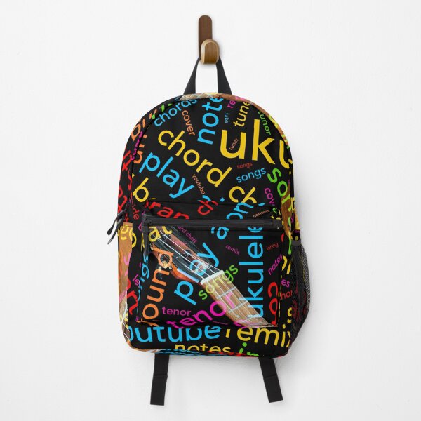 Item preview, Ukulele Word Cloud With Instrument designed and sold by Raven’s Wing Studio.