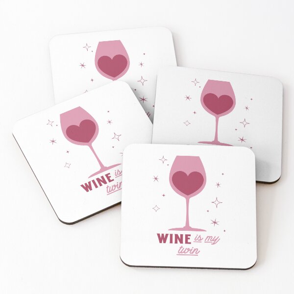 Item preview, Wine is My Twin designed and sold by SerenaBliss.