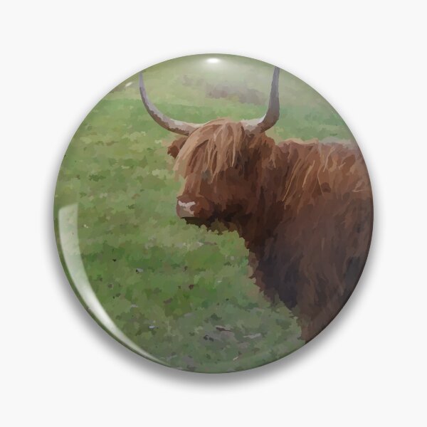 Item preview, A Bull on Scottish Farm - Watercolour Style designed and sold by WWWC2288.