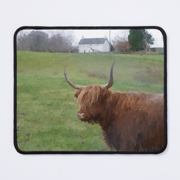 Item preview, A Bull on Scottish Farm - Watercolour Style designed and sold by WWWC2288.