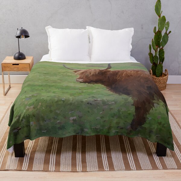 Item preview, A Bull on Scottish Farm - Watercolour Style designed and sold by WWWC2288.