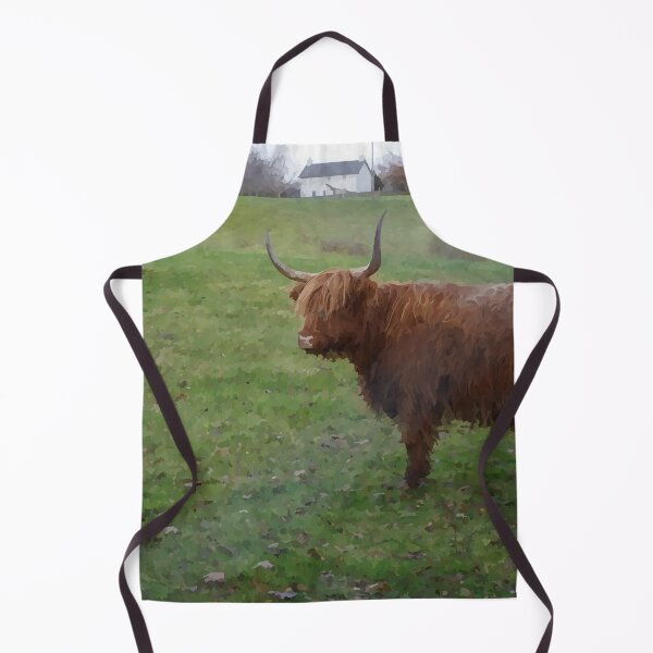Item preview, A Bull on Scottish Farm - Watercolour Style designed and sold by WWWC2288.