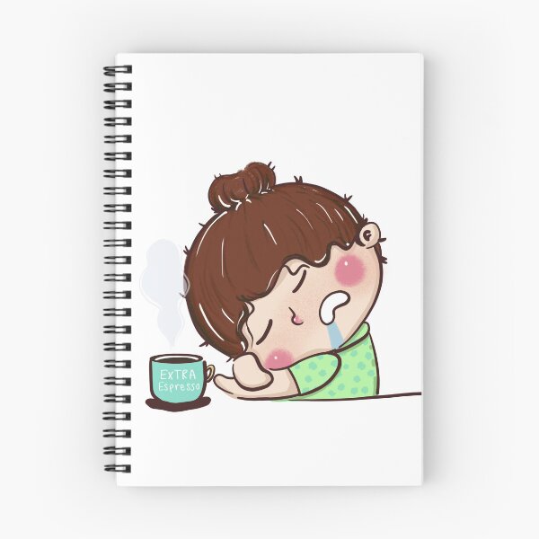 Item preview, A bun hair girl sleeping on the desk designed and sold by Mod-Mtkstudio.