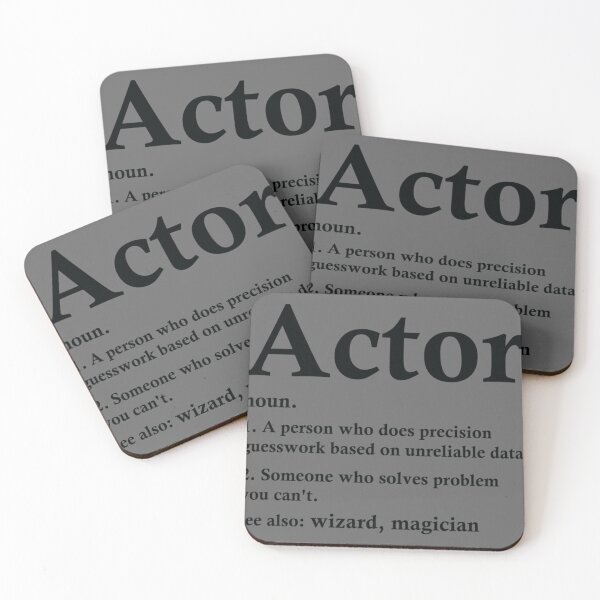 Item preview, Actor Definition Funny Thespian Occupation designed and sold by AdamReichel.
