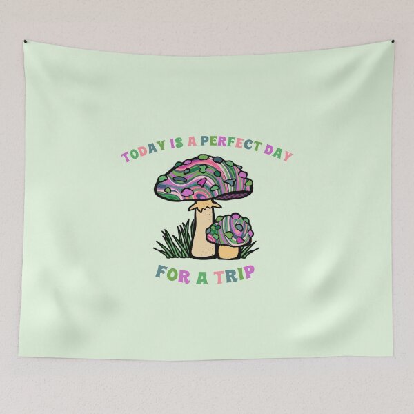 Item preview, Today Is A Perfect Day For A Trip Hippie Psychedelic Psilocybin Mushrooms  designed and sold by everything4eva.