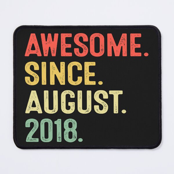 Item preview, 4 Years Old Gifts Awesome Since August 2018 4th Birthday designed and sold by HarveyHF.