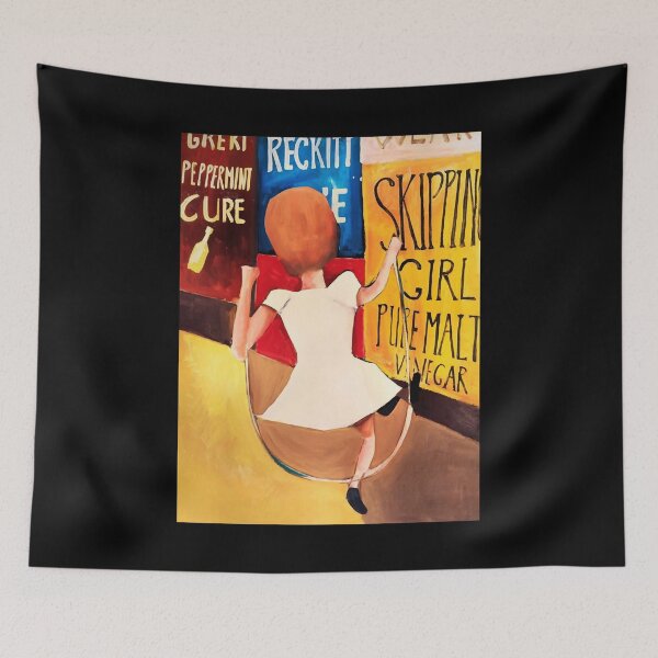 Item preview, People Classic Skipping Girl Charles Blackmans Vintage Style Art designed and sold by LouisetamblArts.