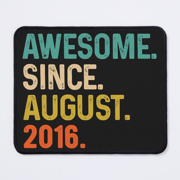 Item preview, 6 Years Old Gifts Awesome Since August 2016 6th Birthday designed and sold by HarveyHF.