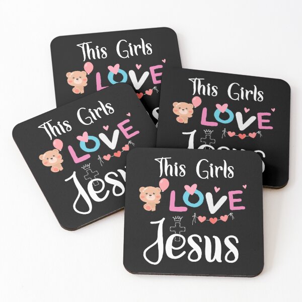 Item preview, This Girls Love Jesus For Girls Women Kids Jesus Christian Lover designed and sold by SuccessSK.