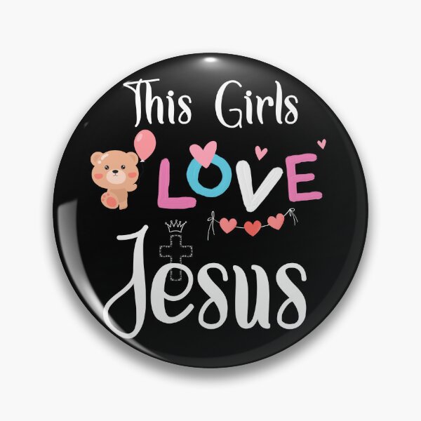 Item preview, This Girls Love Jesus For Girls Women Kids Jesus Christian Lover designed and sold by SuccessSK.