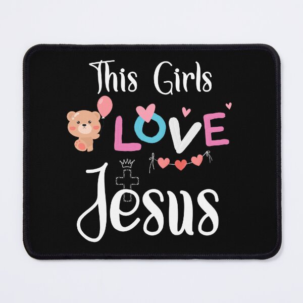 Item preview, This Girls Love Jesus For Girls Women Kids Jesus Christian Lover designed and sold by SuccessSK.