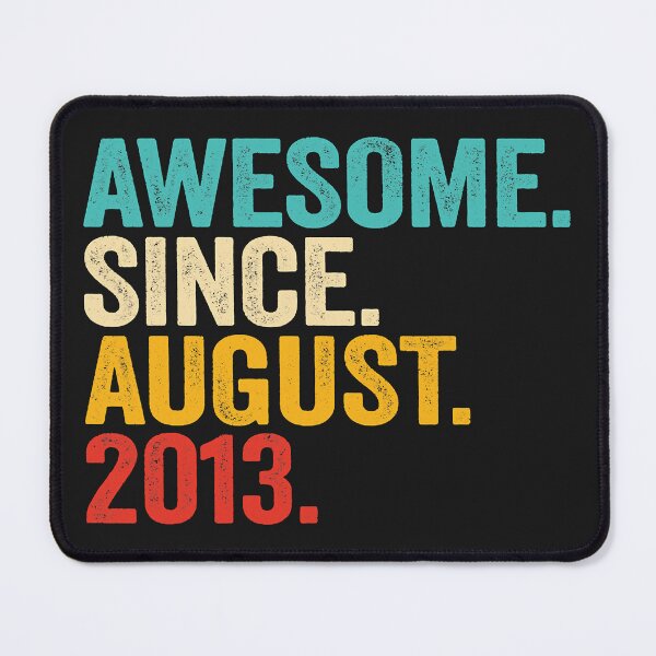 Item preview, 9 Years Old Gifts Awesome Since August 2013 9th Birthday designed and sold by HarveyHF.
