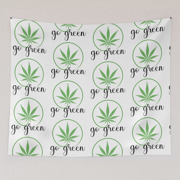 Item preview,  Go green | Marijuana | Cannabis T-Shirt | weed limit 420 - royal weed designed and sold by noyomiart.