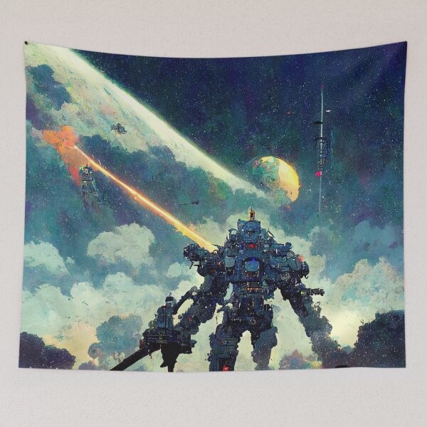 Item preview, Giant Fighting Robot designed and sold by LessLowLast.