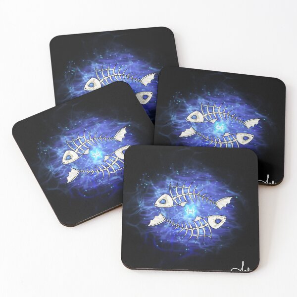 Item preview, Skull Themed Zodiac Set: Pisces designed and sold by salemalexis.