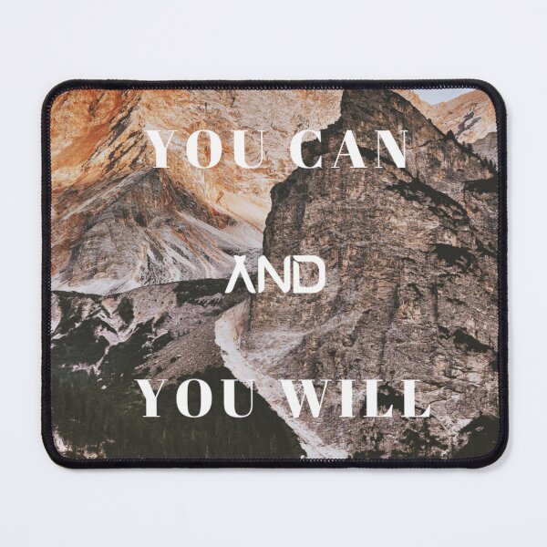 Item preview, YOU CAN and YOU WILL designed and sold by MotivationalHub.