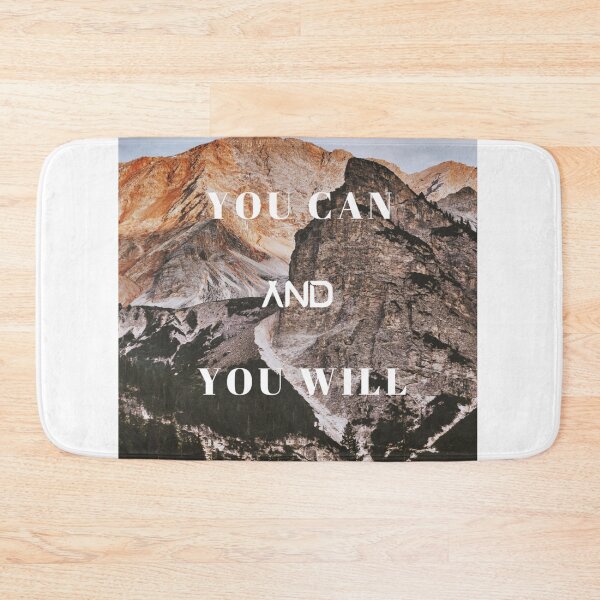 Item preview, YOU CAN and YOU WILL designed and sold by MotivationalHub.