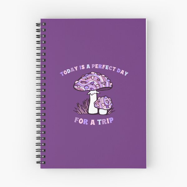 Item preview, Today Is A Perfect Day For A Trip Hippie Psychedelic Psilocybin Mushrooms Purple designed and sold by everything4eva.