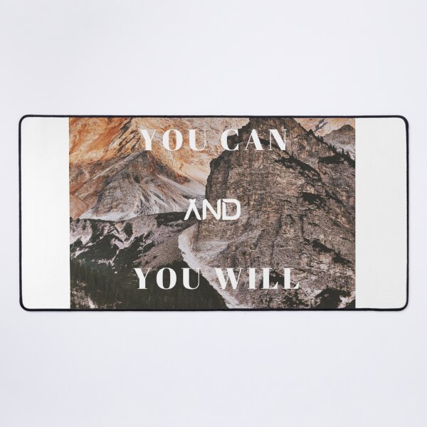 Item preview, YOU CAN and YOU WILL designed and sold by MotivationalHub.
