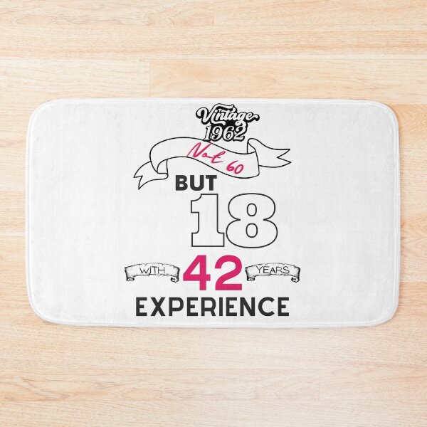 Item preview, [60BIRTHDAY] Vintage 1962 Not 60 but 18 with 42 years Experience designed and sold by slicksdesigns.