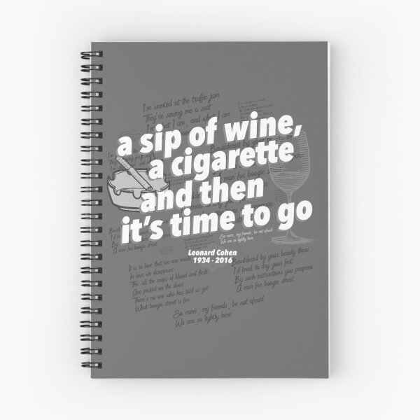 Item preview, A Sip of Wine, A cigarette and then it's time to go designed and sold by DevonHand.