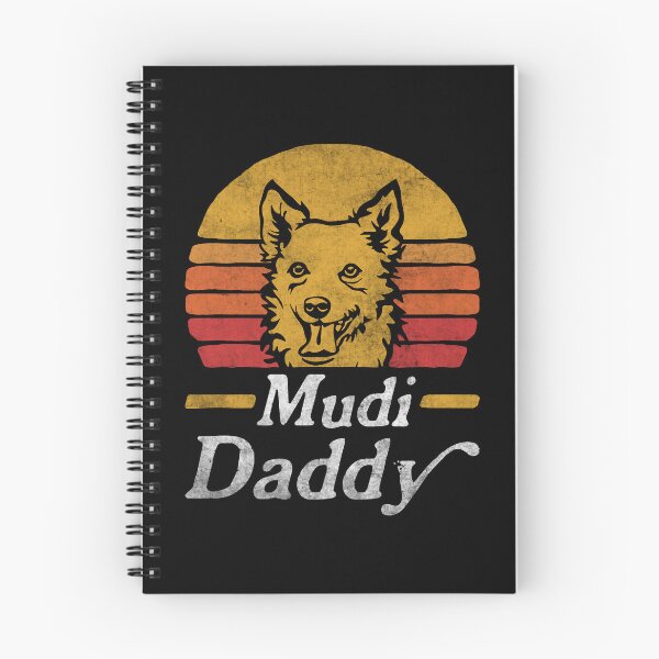 Item preview, Retro Vintage Mudi Daddy designed and sold by More Cute Dogs.